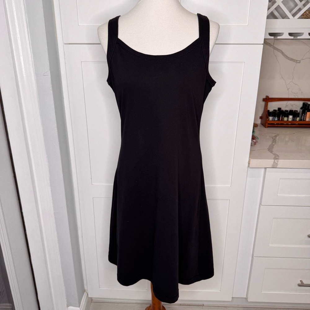 Patagonia Dress Women’s Large Black Sleeveless Knee Length Organic Cotton